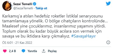 HDP Van Vekili Sezai Temelli PKK aklama çabasında