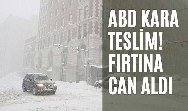 ABD&#039;de kar fırtınası hayatı felç etti! Can kayıpları var