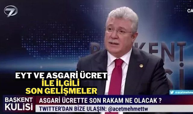 AK Parti&#039;den EYT ve asgari ücret açıklaması
