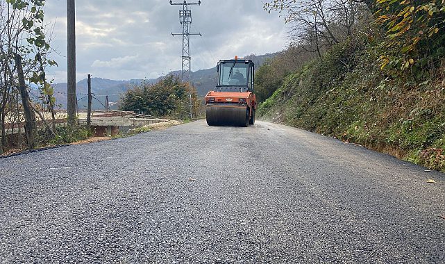 Ordu&#039;da Asfalt Seferberliği Sürüyor