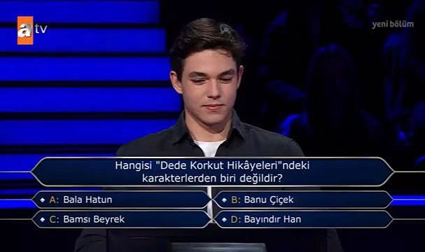 Türkiye bu anlara kilitlendi! İşte Kim Milyoner Olmak İster&#039;de 1 milyon liralık soru