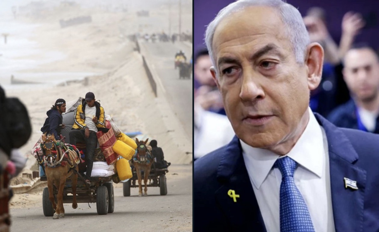 Netanyahu Gazzelileri göçe zorluyor