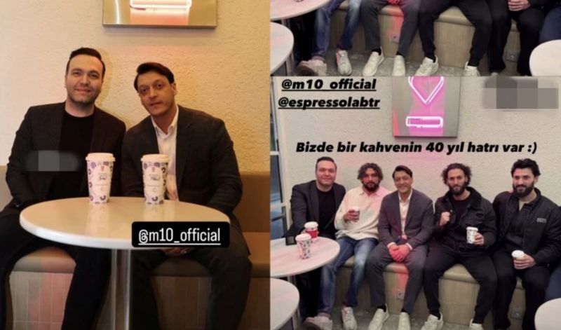 Mesut Özil CHP&#039;ye mesajını EspressoLab’den verdi