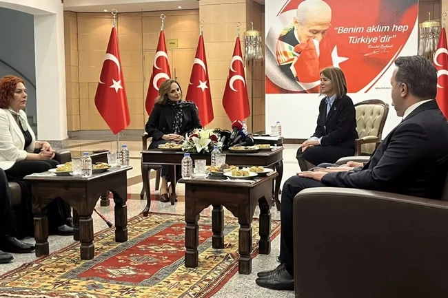 Tarihi fotoğraf! MHP ile DEM Parti bir arada