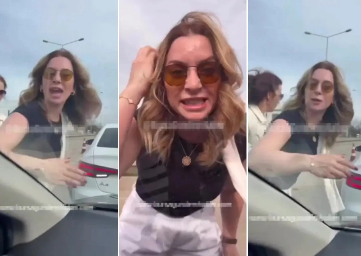 Bu kez trafik magandası bir kadın! Yapmadığını bırakmadı