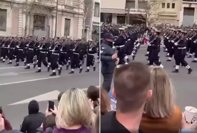 Yunan ordusundan Türkiye düşmanı küfürlü sloganlar
