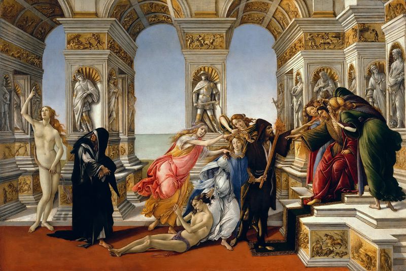 Günün eseri: Sandro Botticelli&#039;nin &quot;Apelles&#039;e İftira&quot; tablosu