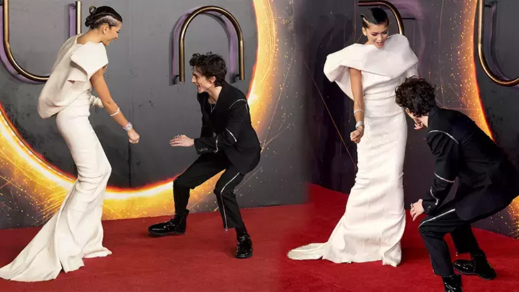 Zendaya ve Timothée Chalamet’den kırmızı halıda stil dersi: Dune 2 tanıtım turunda moda şovuna döndü