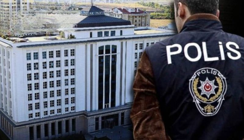 AK Parti Genel merkezinde şok intihar! Özel harekat polisi...
