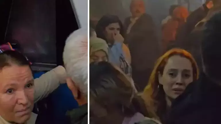 Dev dalgaların arasında kaldı! BUDO&#039;da yangın paniği