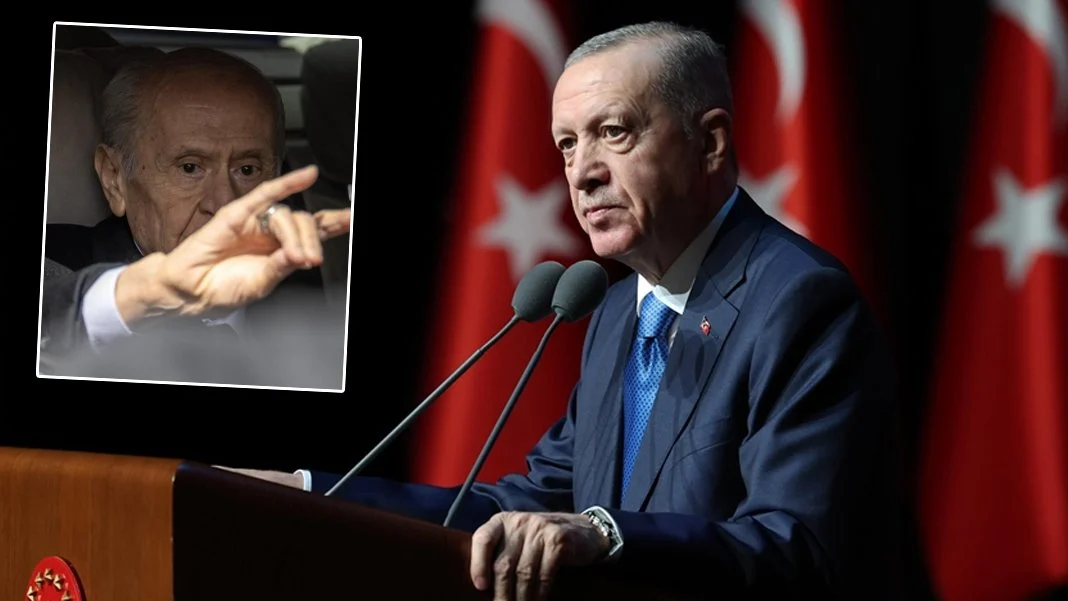 Bahçeli ile görüşen Erdoğan&#039;dan ilk açıklama