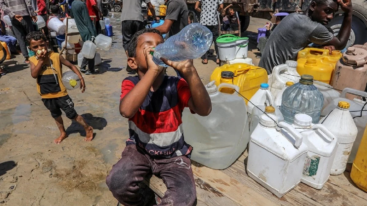 Gazze günler sonra suya kavuştu
