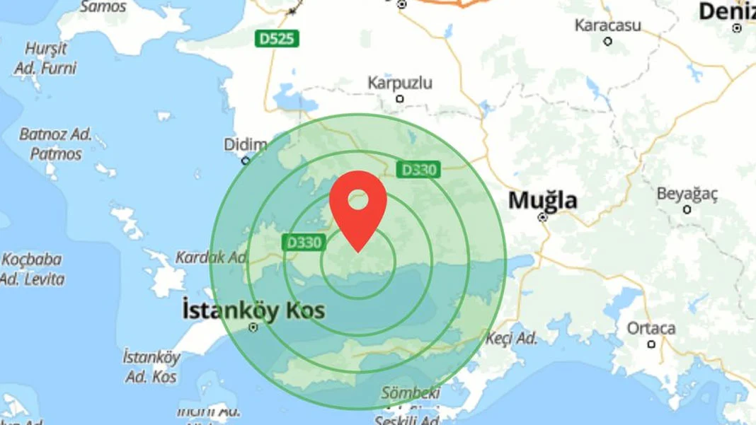 Muğla'da korkutan deprem