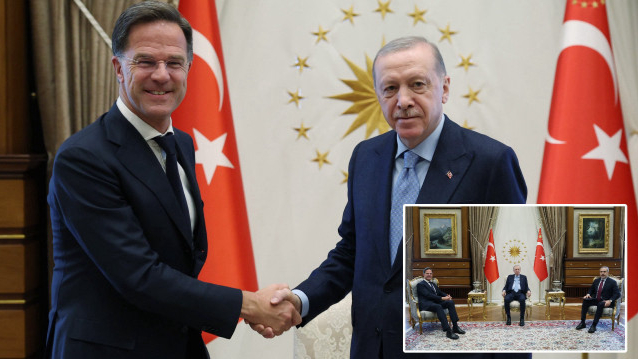 Külliye&#039;de sıcak saatler! Erdoğan NATO Genel Sekreteri Rutte&#039;yi kabul etti