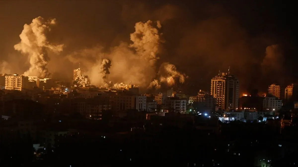 İsrail Gazze'de katliam yaptı! Gece boyunca süren bombardıman...