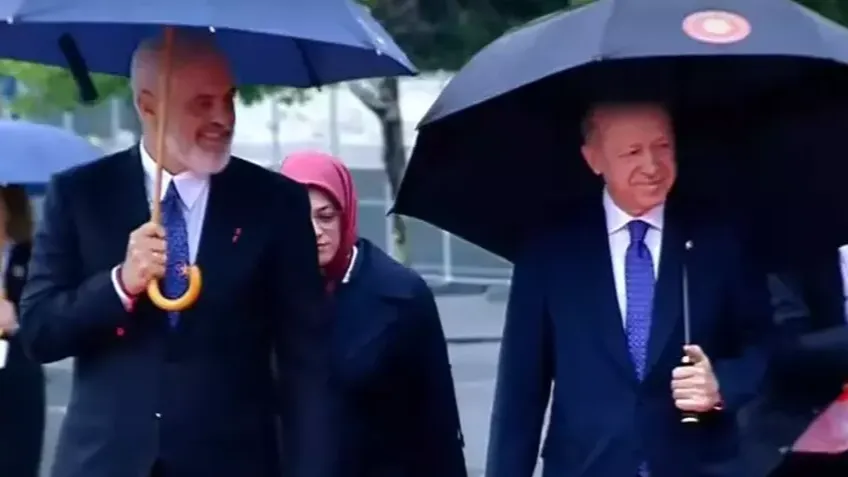 Cumhurbaşkanı Erdoğan Arnavutluk'ta