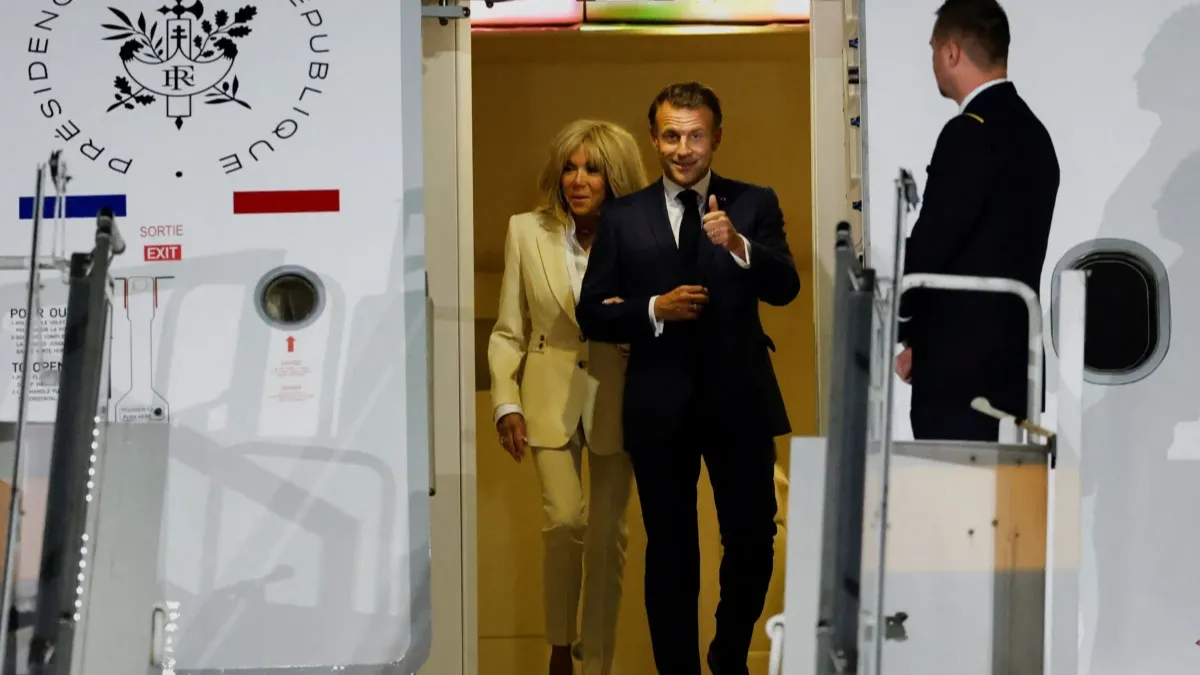 Macron durumu böyle toparladı... Tokattan sonra &#039;barıştık&#039; pozu!