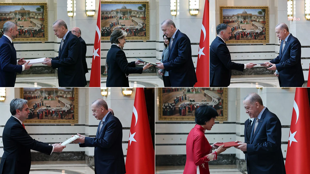 Belarus&#039;tan Vietnam&#039;a... Büyükelçiler Erdoğan’a güven mektuplarını sundu