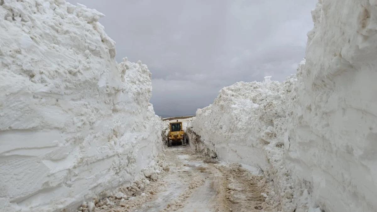 Hakkari&#039;de kar başkadır! 2 Mayıs gününden ilginç görüntüler