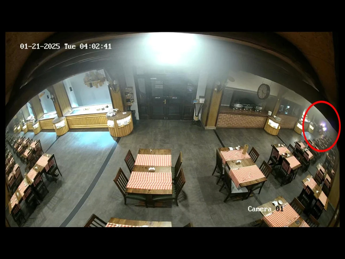 Her şey böyle başladı! Kartalkaya&#039;da yangının çıkış anı