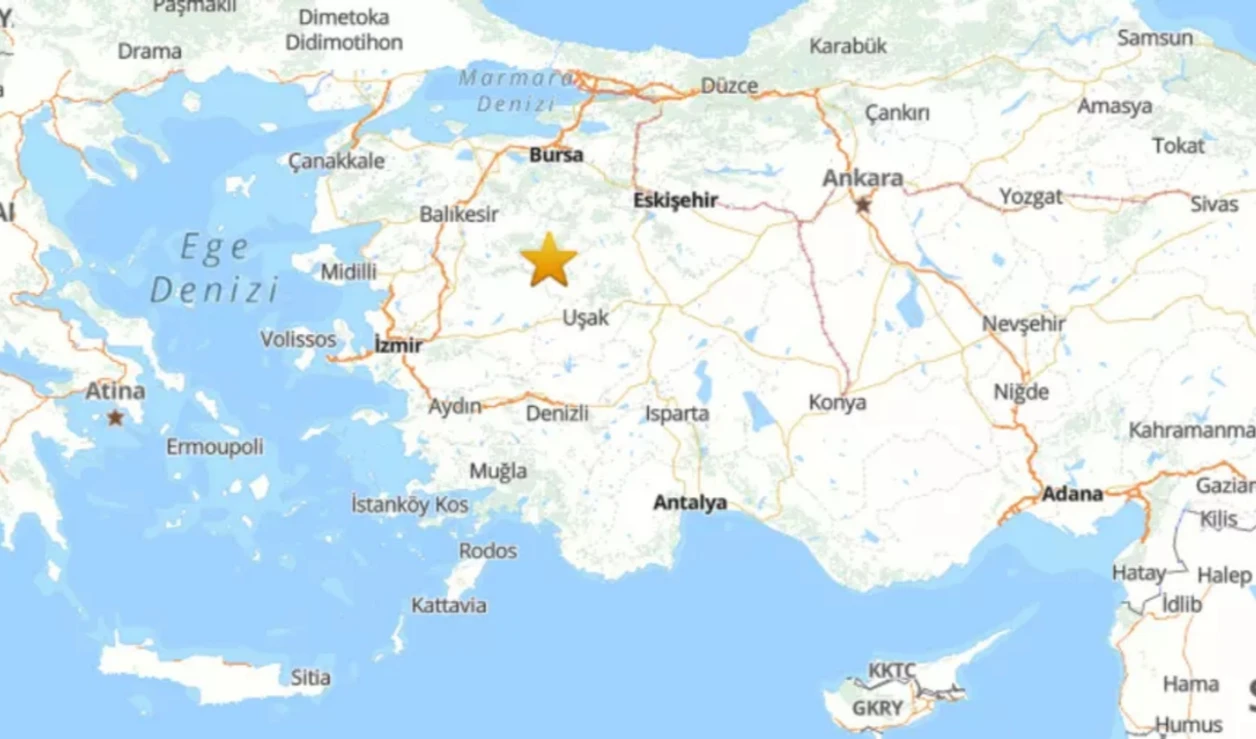 Kütahya Simav’da 4.0 büyüklüğünde deprem