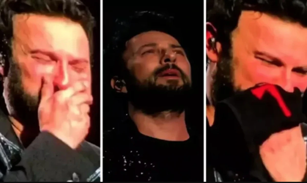 Tarkan sahnede hüngür hüngür ağladı