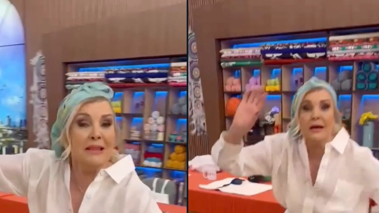 Stüdyoda bayram temizliği, ekranda mutluluk! Derya Baykal yine döktürdü