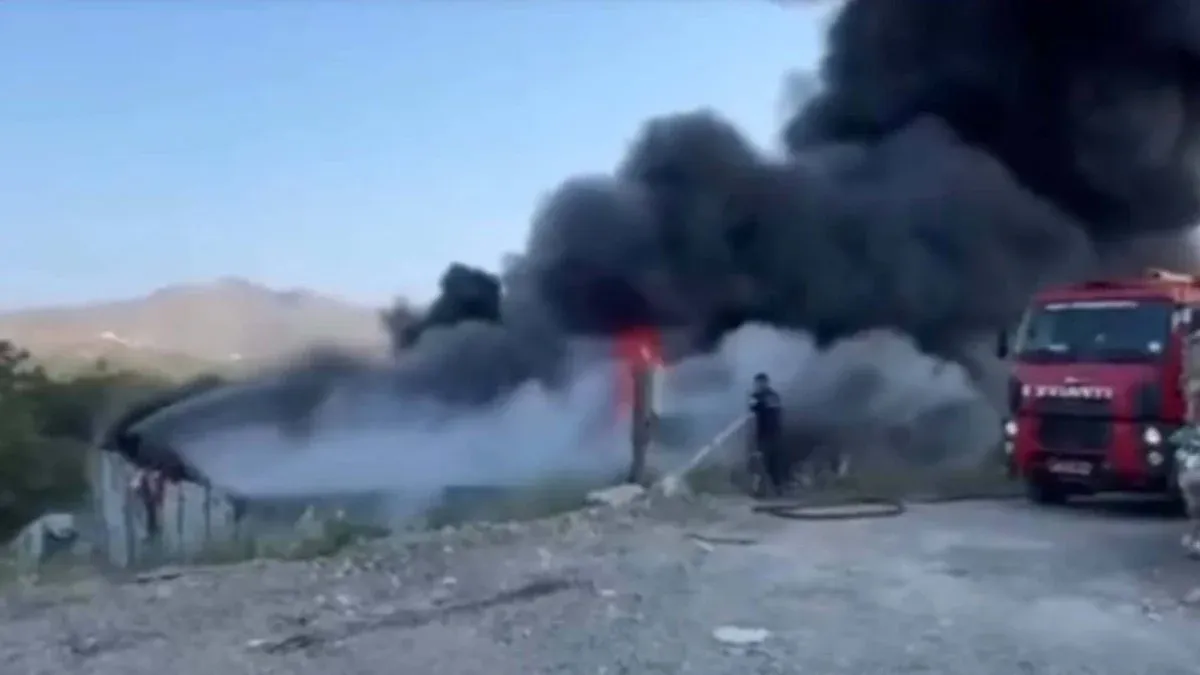 Bodrum’da korkutan yangın