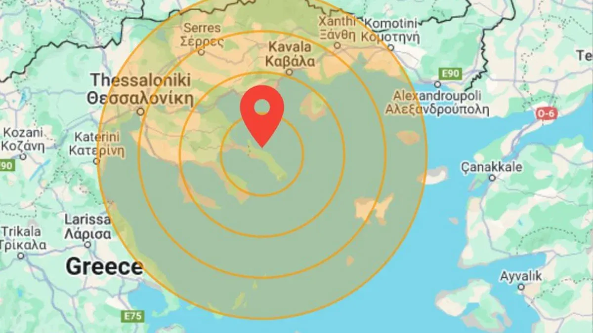 Korkutan deprem... Yunanistan&#039;da yürekler ağızda
