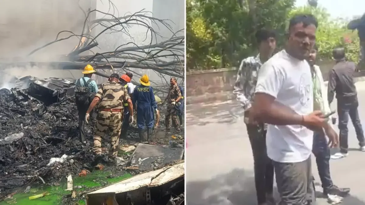 Hindistan'da uçak kazasından mucize kurtuluş