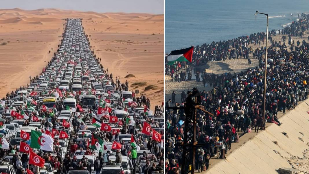 Küresel Gazze yürüyüşünde gerginlik: Aktivistler Mısır’da gözaltına alındı