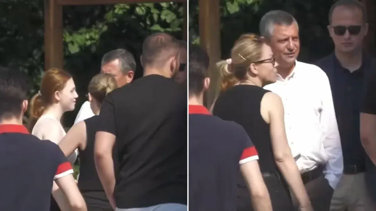 Nehir Zeyrek&#039;i sınava Özgür Özel götürdü