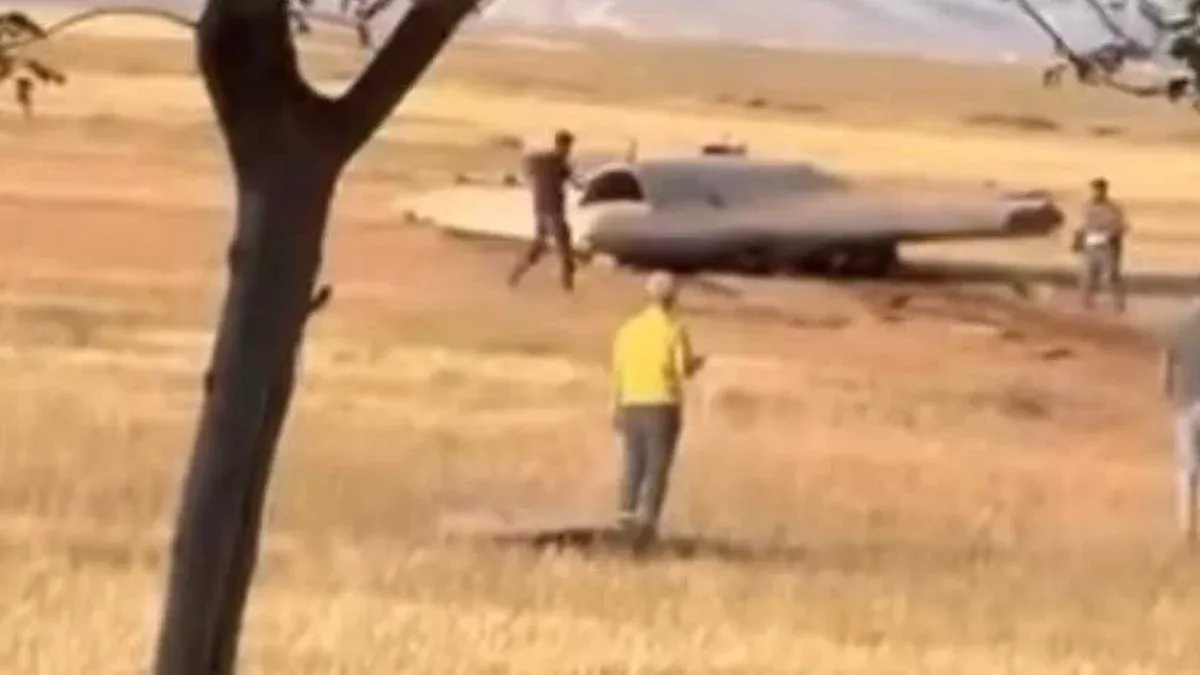 Konya&#039;da insansız hava aracı düştü