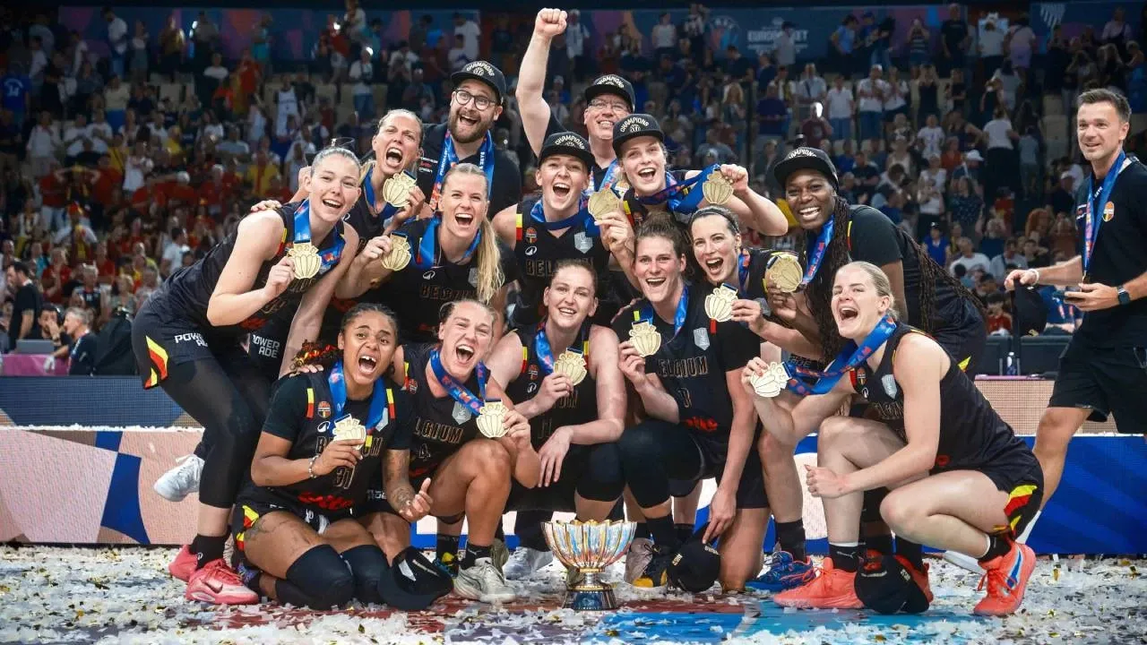 Belçika Kadınlar EuroBasket’te şampiyon! İspanya’yı 67-65 devirdi