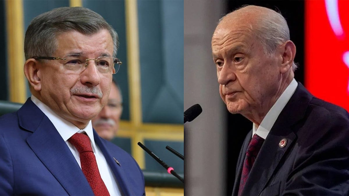 Davutoğlu&#039;ndan Bahçeli&#039;ye tarihi Süleymaniye telefonu
