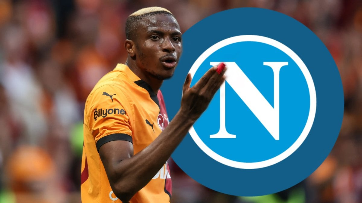 Osimhen transferinde son durum...  Napoli&#039;de umut veren gelişme