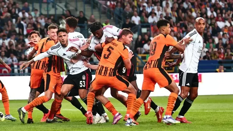 Beşiktaş Avrupa Ligi’ne veda etti! Shakhtar Donetsk 2-0 galip