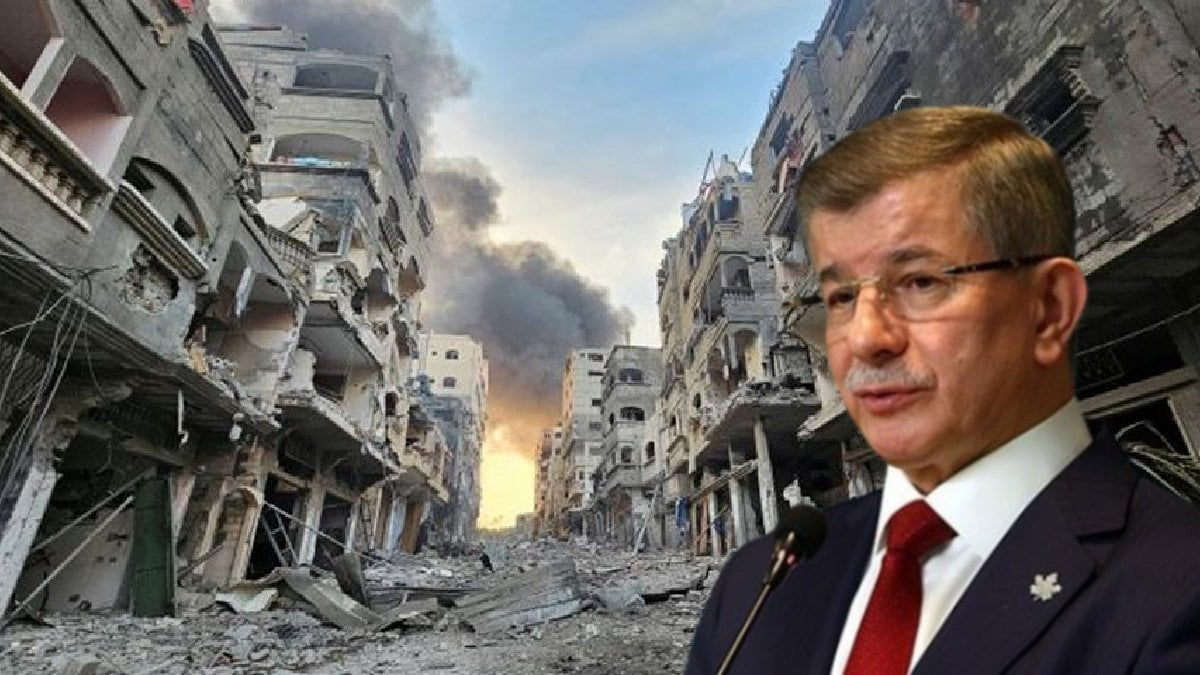 Davutoğlu’nun Gazze çıkışı! İslam dünyasına sert çağrı