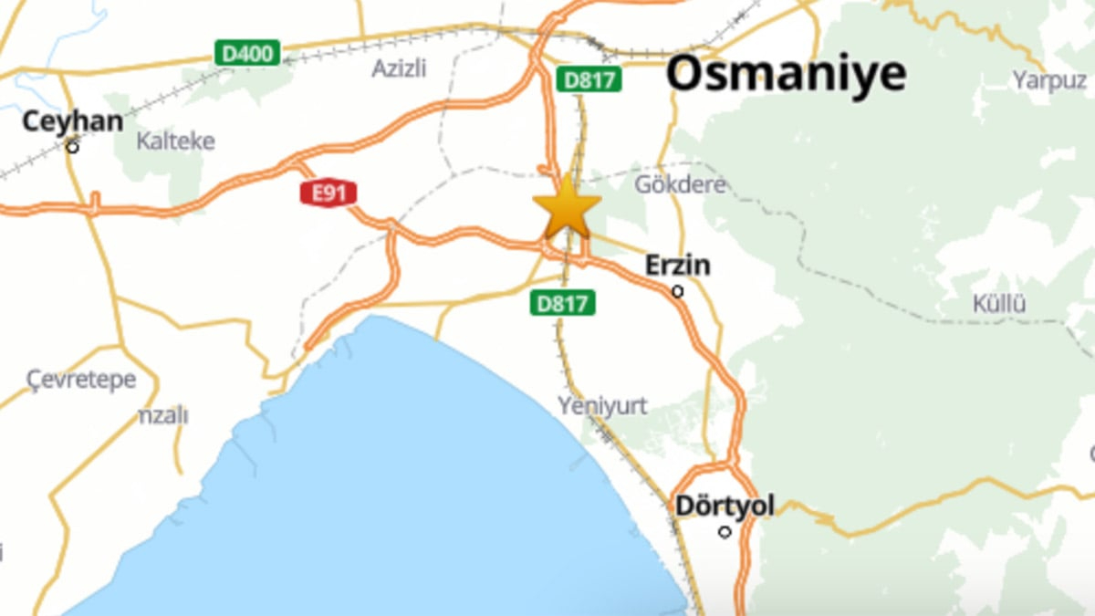 Hatay’da korkutan sarsıntı: Erzin’de 3.9 büyüklüğünde deprem