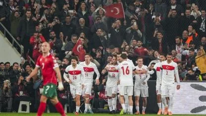 Bulgaristan'ı 2 golle deviren Türkiye play-off'u garantiledi