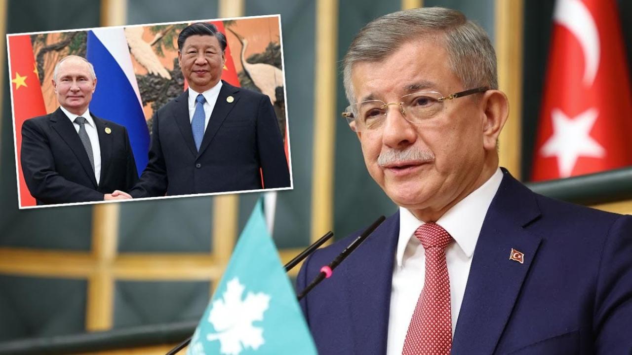 Davutoğlu’ndan Gazze tasarısı için Xi ve Putin’e sürpriz mektup