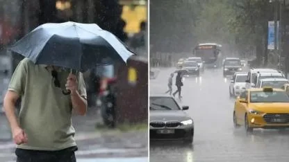 Pastırma sıcaklarının sonu geldi... Sağanak yağışlara hazır olun