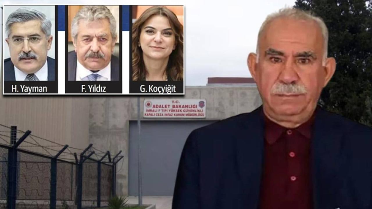 Ve heyet İmralı yolunda