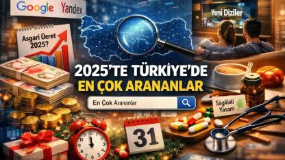 2025’te Türkiye’de en çok aranan konular belli oldu