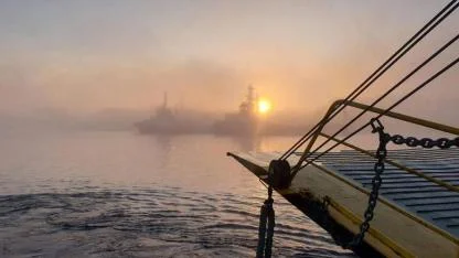 Çanakkale Boğazı'nda gemilere sis engeli