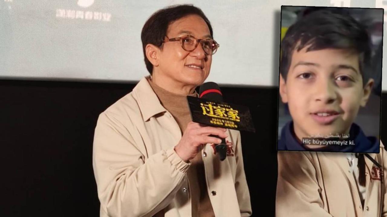 Gazze'de çocuklar büyümez... Jackie Chan'in gözyaşları