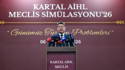 Adalet Bakanı Tunç, Kartal AİHL Meclis Simülasyonu programında konuştu: