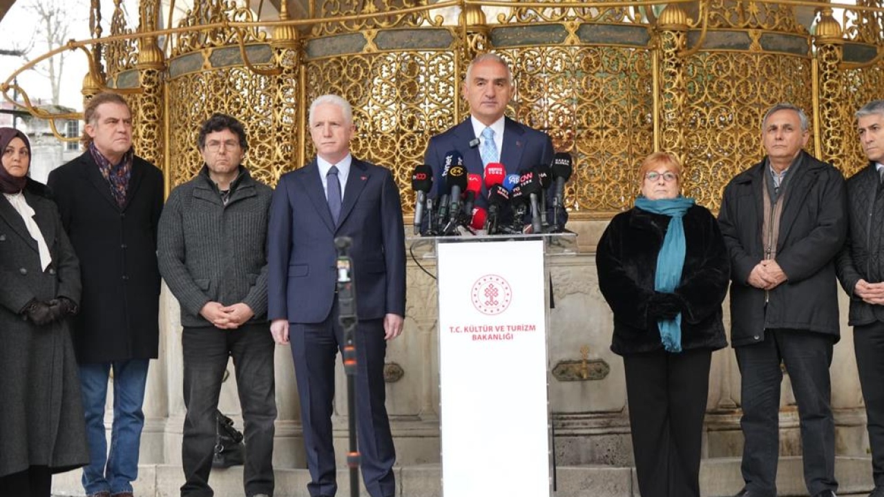 Ayasofya'da cumhuriyet tarihinin en kapsamlı restorasyonu