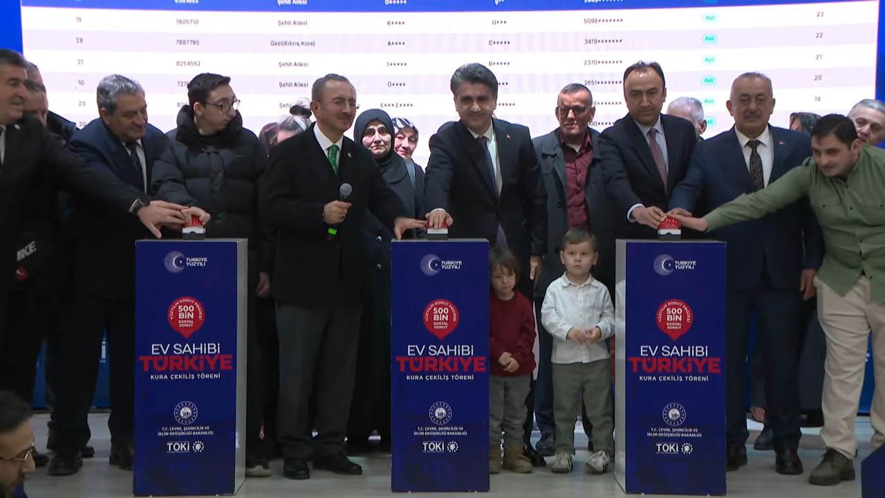 Bolu’da 1950 TOKİ Konutu İçin Kura Tamamlandı