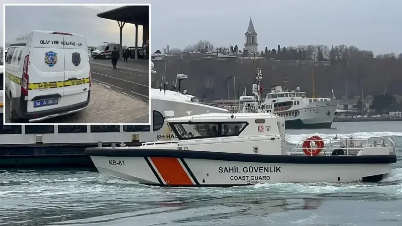 Karaköy'de denizden kimliği belirsiz kadın cesedi çıkarıldı